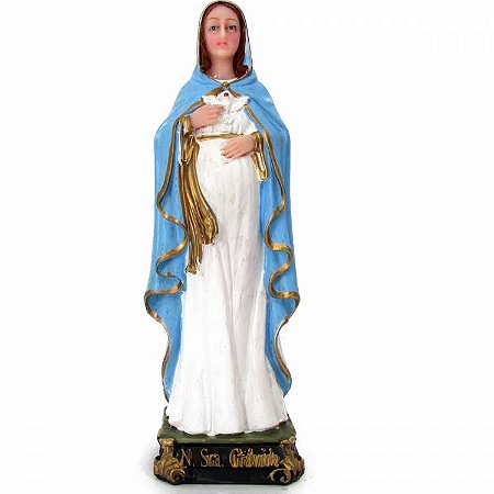 Estátua Nossa Senhora Grávida 15cm