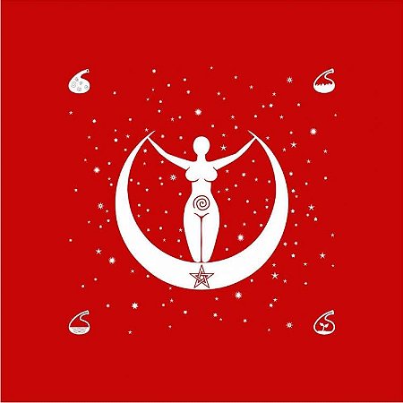 Toalha do Sagrado Feminino 70cm - Vermelho