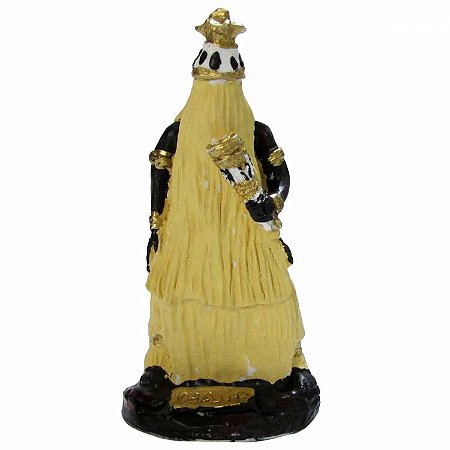 Estátua Orixá Obaluaê - Omolú, Senhor da terra, Orixá da cura