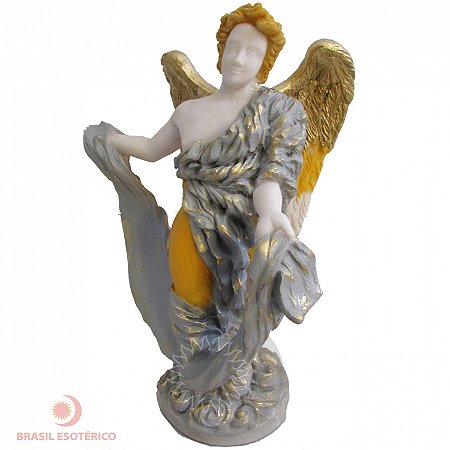 Estátua Arcanjo Raziel ou Azrael G 26cm em Resina