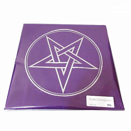 Toalha Pentagrama 70cm - Roxo