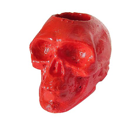 Suporte para Cigarro ou Charuto Ofertador Exu 3,5cm - Vermelho