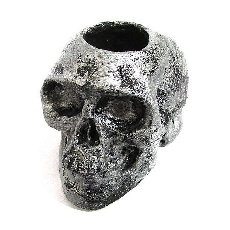 Suporte para Cigarro ou Charuto Ofertador Exu 3,5cm - Prata