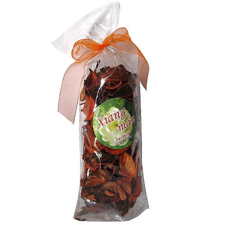 Pot Pourri Flores e Folhas Secas Aromatizadas 60g - Jasmim: Laranja