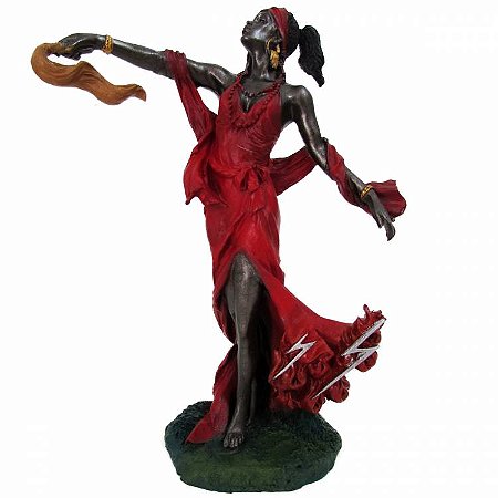 Estátua Orixá Iansã 21cm