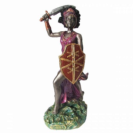 Estátua Orixá Obba 21cm