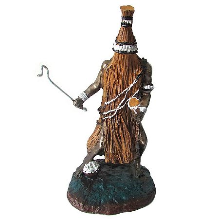Estátua Orixá Obaluaê 22cm