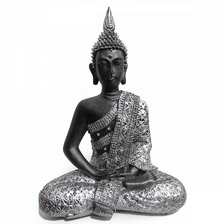 Buda Tibetano Meditação 38cm - Cristais
