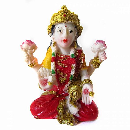 Estátua Lakshmi Deusa da Prosperidade 7cm