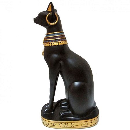Estátua Gato Bastet 24cm