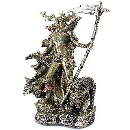 Estátua Deusa Hel 25cm