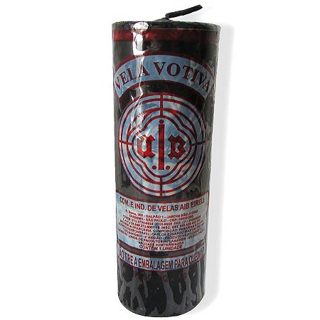 Vela Votiva 7 Dias 14cm - Preta