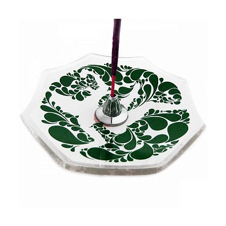 Incensário de Vidro Shiva 9cm