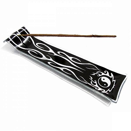 Incensário Yin Yang Canaleta 23cm - Equilíbrio