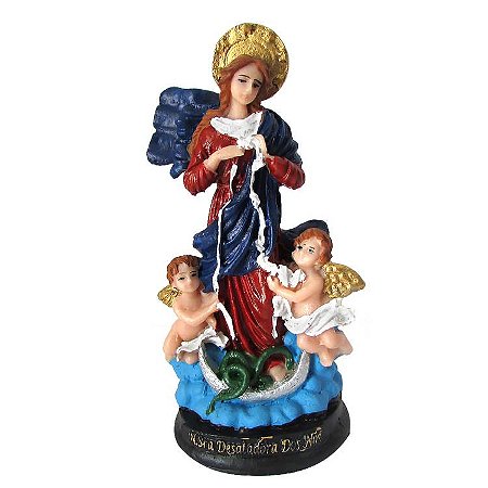 Estátua Nossa Senhora Desatadora Dos Nós 14cm