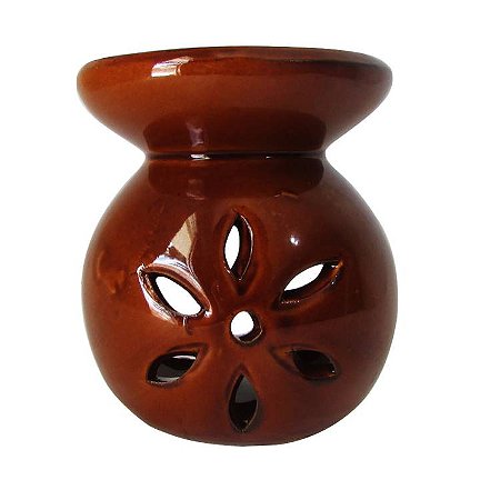 Recho Flor Aromatizador para Vela 8cm - Marrom