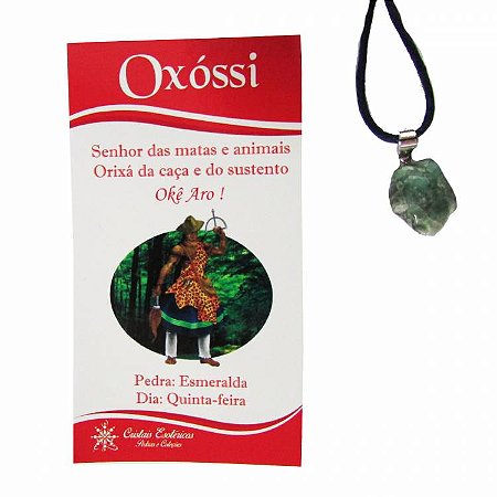 Colar dos Orixás de Pedras e Cristais - Oxóssi