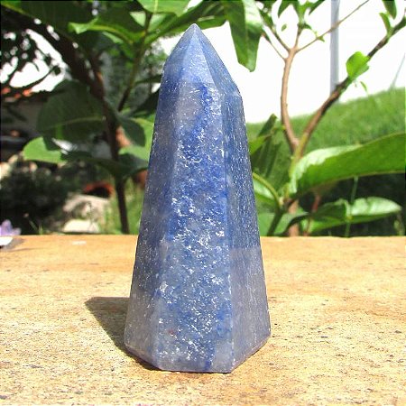 Bastão dos 7 Chakras Ponta de Cristal M - Chakra Laríngeo