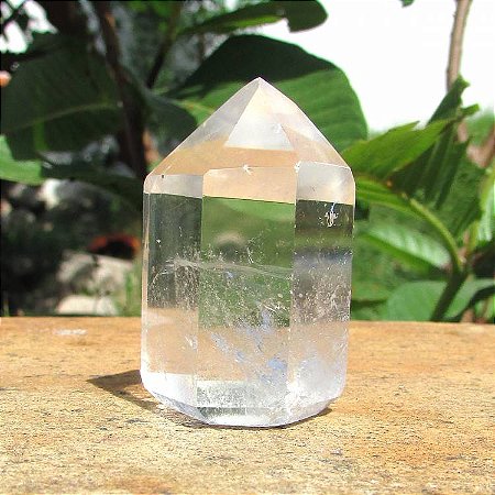 Bastão dos 7 Chakras Ponta de Cristal M - Chakra Coronário