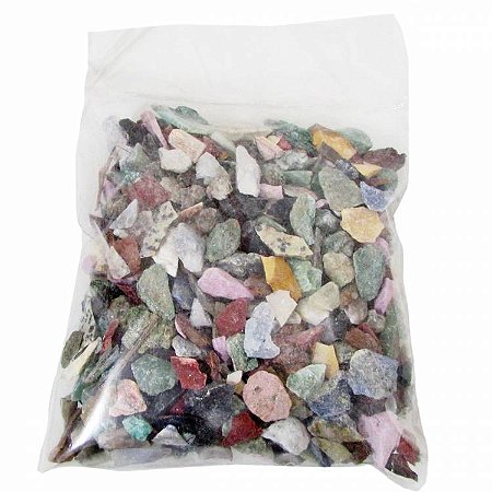 Mix de Cristais Cascalhos Brutos P - Pacote com 500 Gramas