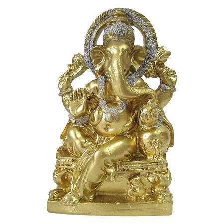 Estátua Ganesha no Arco 15cm