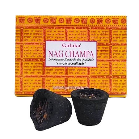 Defumador Goloka Hindu Premium Smudge - Nag Champa: Energia de Meditação