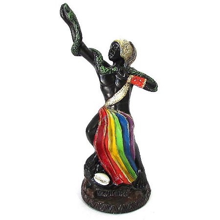 Estátua Orixá Oxumaré P 18cm - Camasi Guimarães