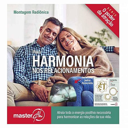 Kit de Placas Radiônicas - Harmonia nos Relacionamentos + Pedra Esmeralda