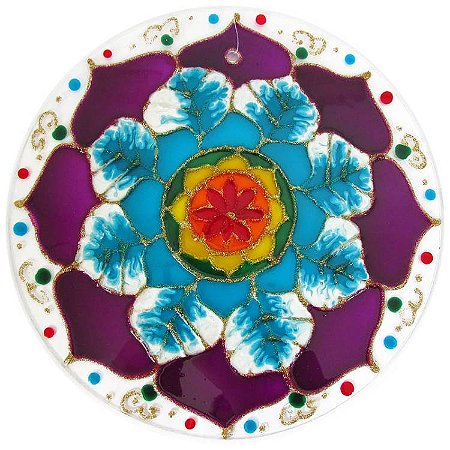 Mandala Flor Violeta - G 20cm