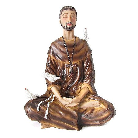 São Francisco Meditando 19cm