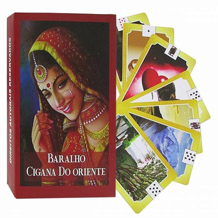 Baralho Cigana do Oriente com 36 Cartas + Livreto Explicativo