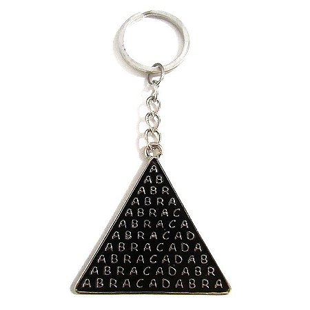 Chaveiro Abracadabra 4cm - Prateado
