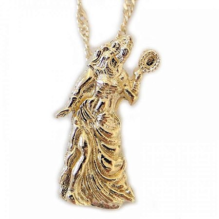 Colar Gargantilha Oxum 2,2cm - Dourado