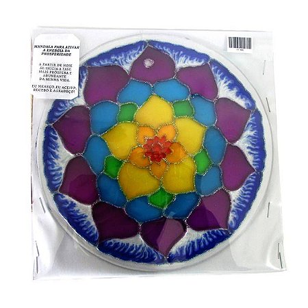 Mandala Flor Amarela - G 20cm