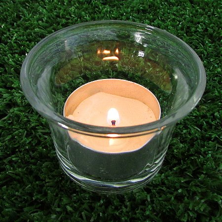 Porta Vela de Vidro Copo 6cm