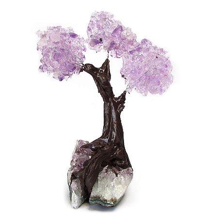 Árvore de Cristal Ametista P 12cm - Intuição e Transmutação