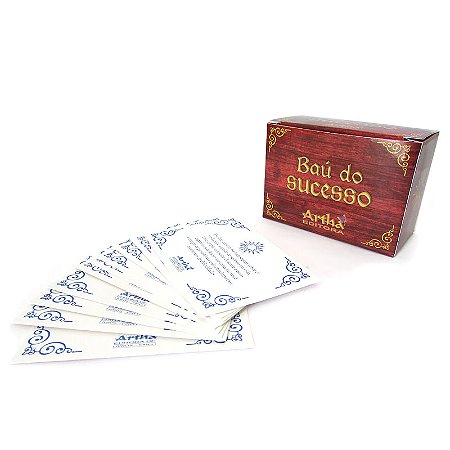 Baú do Sucesso com 64 Mensagens Reflexivas - Editora Artha