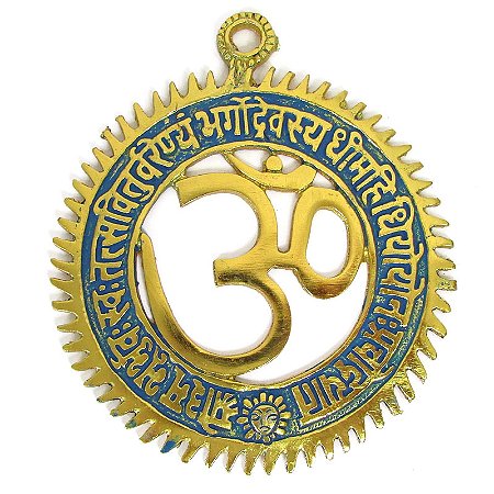 Mantra Om de Parede Meditação e Harmonia 15cm - Cores Sortidas