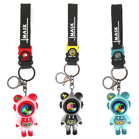 Chaveiro Astronauta Espacial 12cm - Cores Sortidas