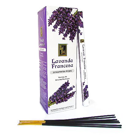 Incenso Lavanda Francesa Zed Black - Pensamentos Limpos
