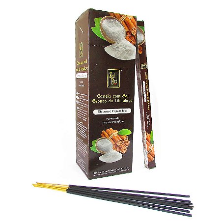 Incenso Canela com Sal Grosso Zed Black - Riqueza e Limpeza Total
