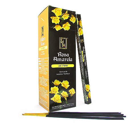Incenso Rosa Amarela Zed Black - Paz Interior