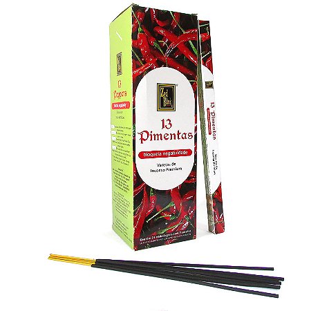 Incenso 13 Pimentas Zed Black - Bloqueia Negatividade
