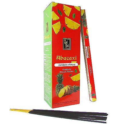 Incenso Abacaxi Zed Black - Vitalidade e Fortuna