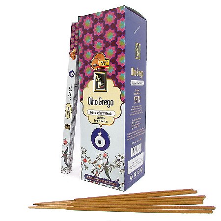 Incenso Olho Grego de Massala Zed Black - Reflete o Olhar Malévolo