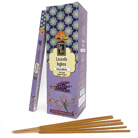 Incenso Lavanda Inglesa de Massala Zed Black - Pureza, Silêncio
