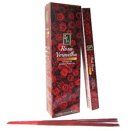 Incenso Rosa Vermelha de Jardim Zed Black - Grande Paixão