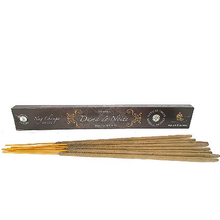 Incenso Nag Champa Dama da Noite de Massala Shankar - Relaxamento e Limpeza Energética