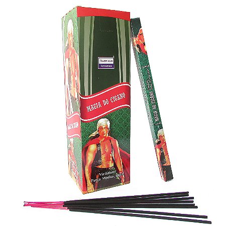 Incenso Magia do Cigano Linha dos Orixás Darshan - Virilidade, Força Mística, Ouro