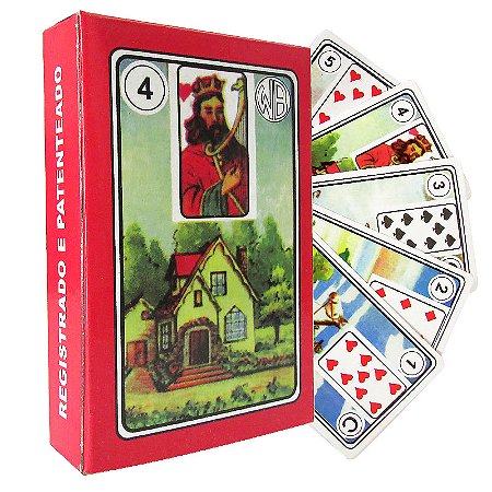 Baralho Lenormand Cartomancia - 36 Cartas com Livreto Explicativo